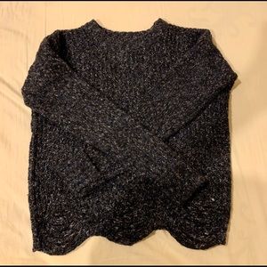 Grayish blue sweater